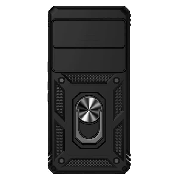 Hybridskal Google Pixel 7 Pro Ring + Kameraskydd Svart