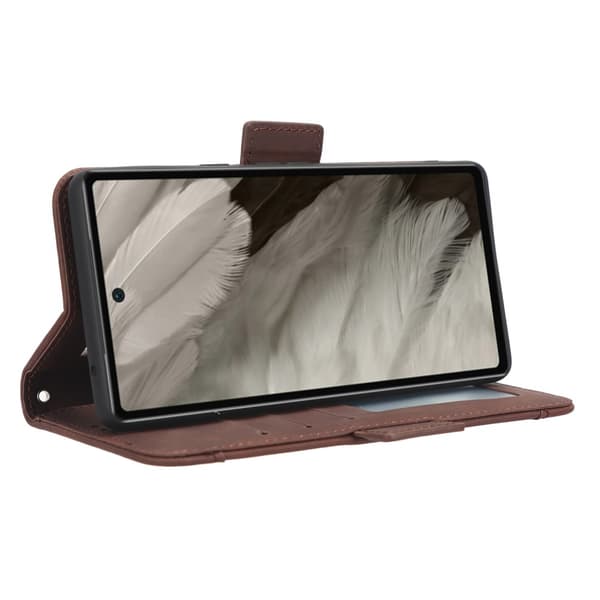 Multi Slot Plånboksfodral Google Pixel 7a Brun
