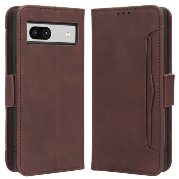 Multi Slot Plånboksfodral Google Pixel 7a Brun