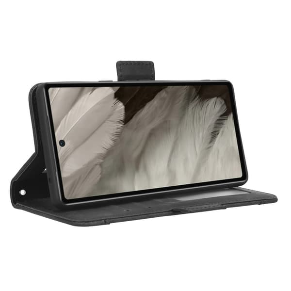 Multi Slot Plånboksfodral Google Pixel 7a Svart