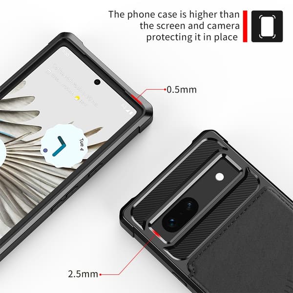 Multi-Slot Case Google Pixel 7a Svart