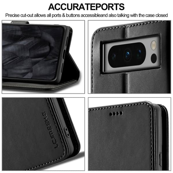 LC.IMEEKE Plånboksfodral Google Pixel 8 Pro Svart