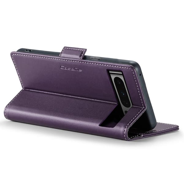 CaseMe Slim Plånboksfodral RFID-skydd Google Pixel 8 Pro Lila