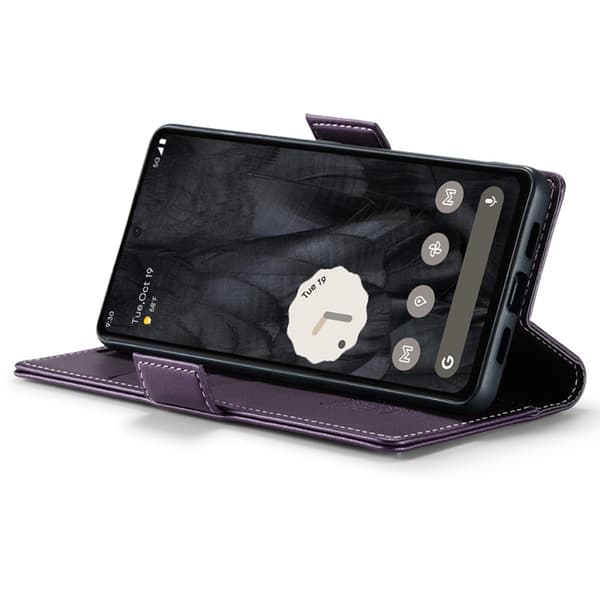 CaseMe Slim Plånboksfodral RFID-skydd Google Pixel 8 Pro Lila