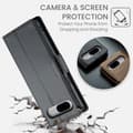 Miniatyrbild 7 av 10: CaseMe Slim Plånboksfodral RFID-skydd Google Pixel 8 Svart