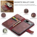 Miniatyrbild 5 av 10: DG.MING 2-in-1 Magnet Wallet Google Pixel 7a Red
