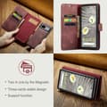 Miniatyrbild 7 av 10: DG.MING 2-in-1 Magnet Wallet Google Pixel 7a Red