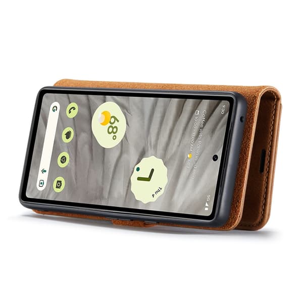 DG.MING 2-in-1 Magnet Wallet Google Pixel 7a Cognac