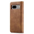 Miniatyrbild 9 av 10: DG.MING 2-in-1 Magnet Wallet Google Pixel 7a Cognac