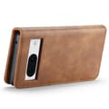 Miniatyrbild 3 av 9: DG.MING 2-in-1 Magnet Wallet Google Pixel 8 Cognac