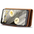 Miniatyrbild 4 av 9: DG.MING 2-in-1 Magnet Wallet Google Pixel 8 Cognac