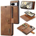 Miniatyrbild 1 av 9: DG.MING 2-in-1 Magnet Wallet Google Pixel 8 Cognac