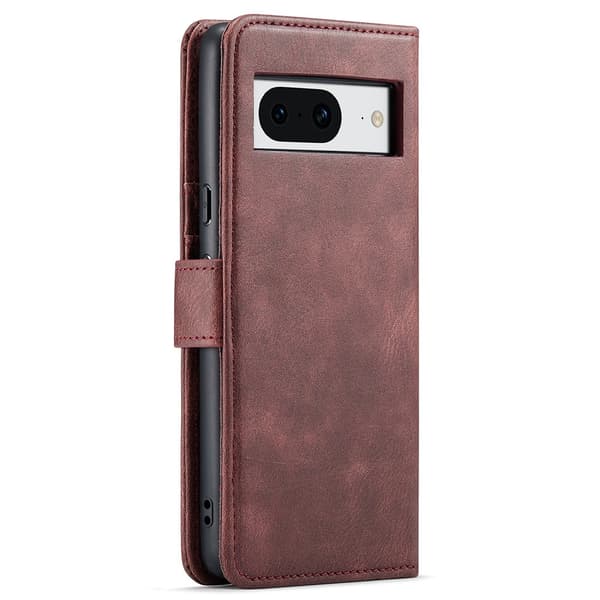 DG.MING 2-in-1 Magnet Wallet Google Pixel 8 Red