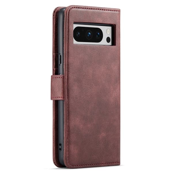 DG.MING 2-in-1 Magnet Wallet Google Pixel 8 Pro Red
