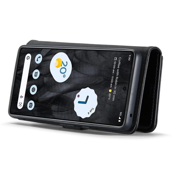 DG.MING 2-in-1 Magnet Wallet Google Pixel 8 Pro Black