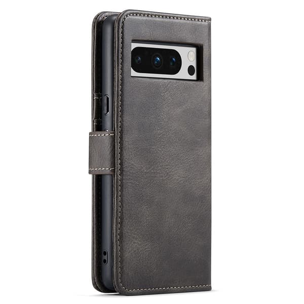DG.MING 2-in-1 Magnet Wallet Google Pixel 8 Pro Brown