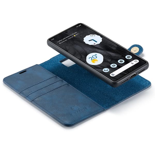 DG.MING 2-in-1 Magnet Wallet Google Pixel 8 Pro Blue