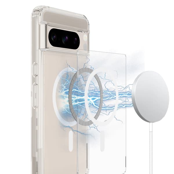 MagSafe Skal Google Pixel 8 Pro Transparent