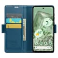 Miniatyrbild 2 av 10: CaseMe Slim Plånboksfodral RFID-skydd Google Pixel 8a Blå
