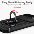 Miniatyrbild 6 av 9: Hybridskal Google Pixel 8a Ring + Kameraskydd Svart