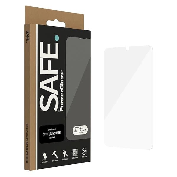 PanzerGlass PanzerGlass Samsung Galaxy A54 (5G) Safe By Ultra-Wide Fit skjermbeskyttelsesglass - etuivennlig - gullstyrke - gjennomsiktig