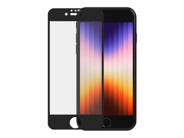 PanzerGlass SAFE. by PanzerGlass Skærmbeskytter Sort Transparent Apple iPhone 6, 6s, 7, 8 (4.7 tommer), SE (2. generation), SE (3rd generation)