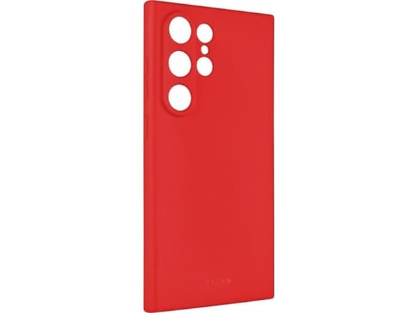 Fixed Story - Baksidedeksel for mobiltelefon - rubberized - bløt gummi - rød - for Samsung Galaxy S24 Ultra