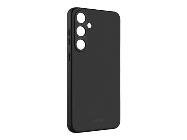 Fixed Story - Baksidedeksel for mobiltelefon - gummiert - svart - for Samsung Galaxy S24+
