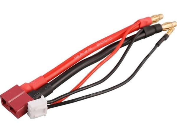 Gens Ace 2S 4.0mm bullet virtajohto Deans(T):lle