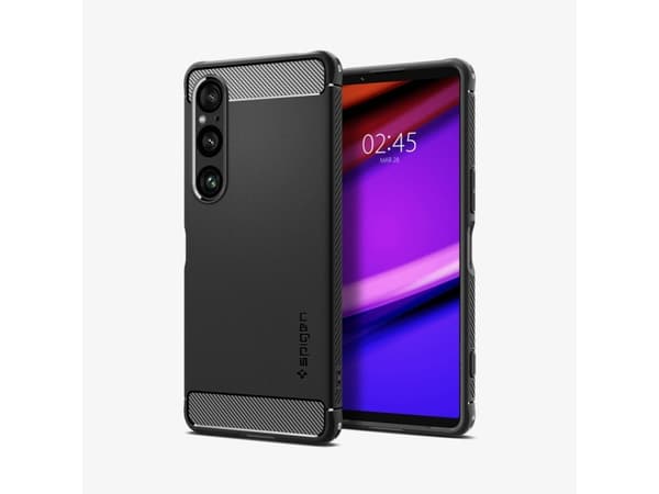 Spigen Rugged Armor, Etui, Sony, Xperia 1 VI, 16,5 cm (6.5"), Sort