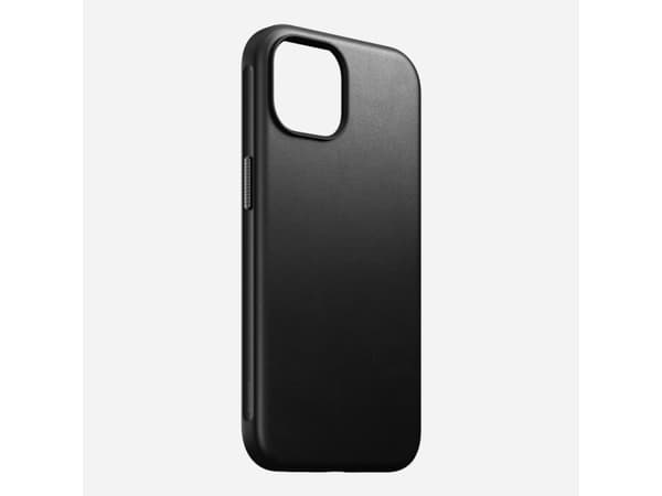 Nomad Modern Leather Case, Omslag, Apple, iPhone 15, 15,5 cm (6.1"), Svart
