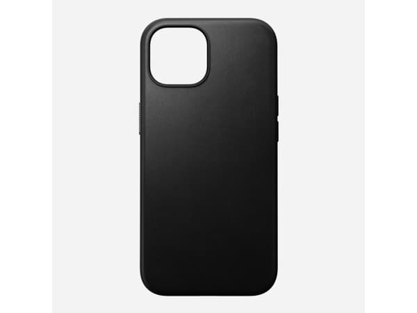 Nomad Modern Leather Case, Omslag, Apple, iPhone 15, 15,5 cm (6.1"), Svart