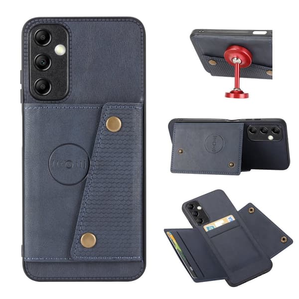 Lyxigt PC Läder Retro Flip Fashion Plånboksfodral för A15 4G/5G