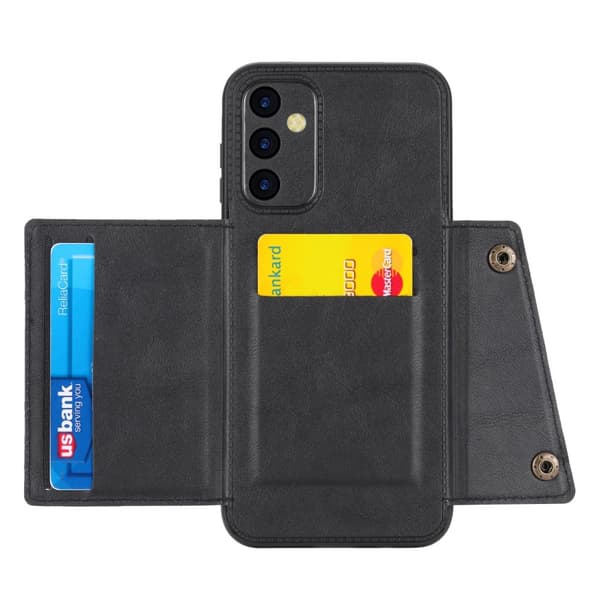 Lyxigt PC Läder Retro Flip Fashion Plånboksfodral För A24 5G