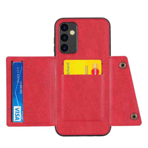Lyxigt PC Läder Retro Flip Fashion Plånboksfodral För A24 5G