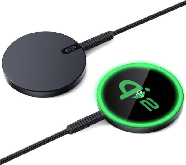 ESR ESR HALOLOCK QI2 MINI MAGNETIC MAGSAFE WIRELESS CHARGER 15W BLACK