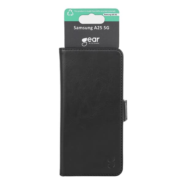 GEAR Telefonveske 3 Kortspor Svart - Samsung A25 5G