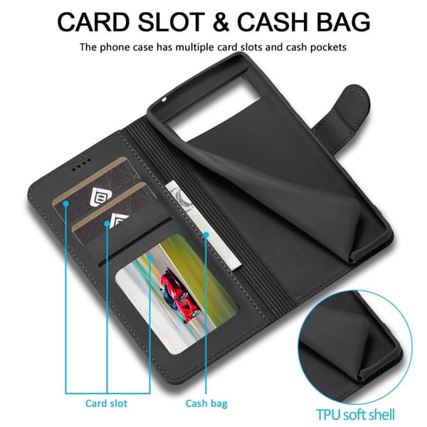 LC.IMEEKE Wallet Stand Etui til Google Pixel 8a