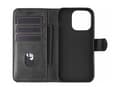 Pikkukuva 3 / 3: eSTUFF WALES Wallet Cover iPhone 13, Lompakkokotelo, Apple, iPhone 13, Musta