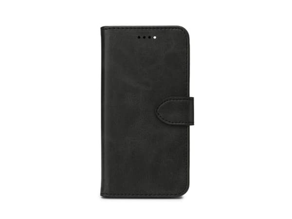 eSTUFF WALES Wallet Cover iPhone 13, Lompakkokotelo, Apple, iPhone 13, Musta