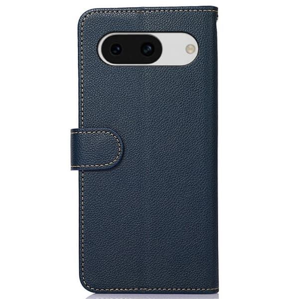 KHAZNEH Plånboksfodral till Google Pixel 8a - Blå/Brun