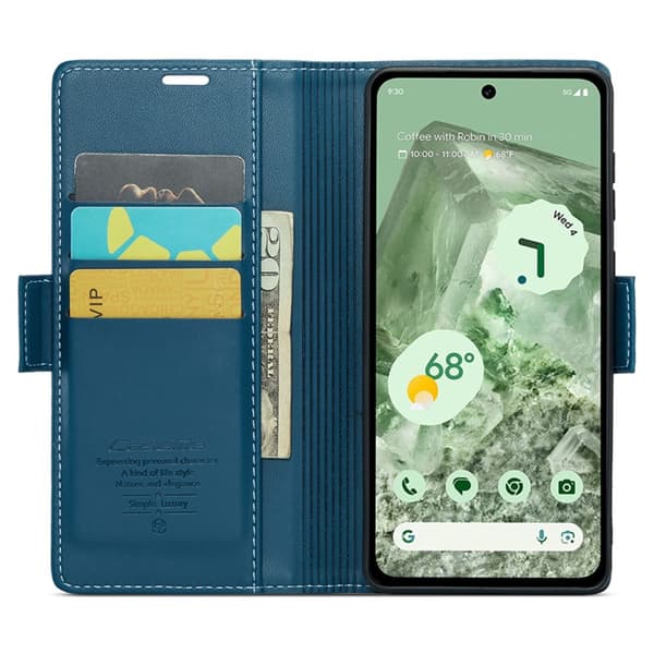 CASEME Lommebok-deksel til Pixel 8a - Blå