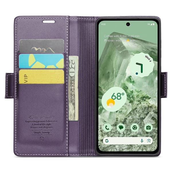 CASEME Plånboksfodral till Pixel 8a - Brun