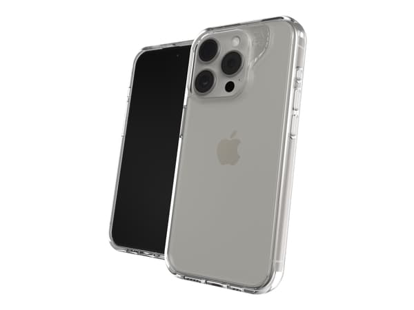 Zagg Crystal Palace - Baksidedeksel for mobiltelefon - blank - for Apple iPhone 15 Pro