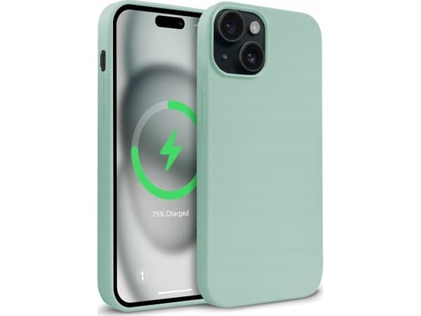 Crong Crong Color Cover Magnetic - Etui iPhone 15 MagSafe (miętowy)