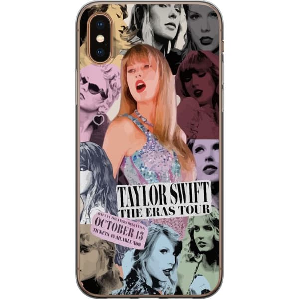 Apple iPhone X Läpinäkyvä kuori Taylor Swift Värit