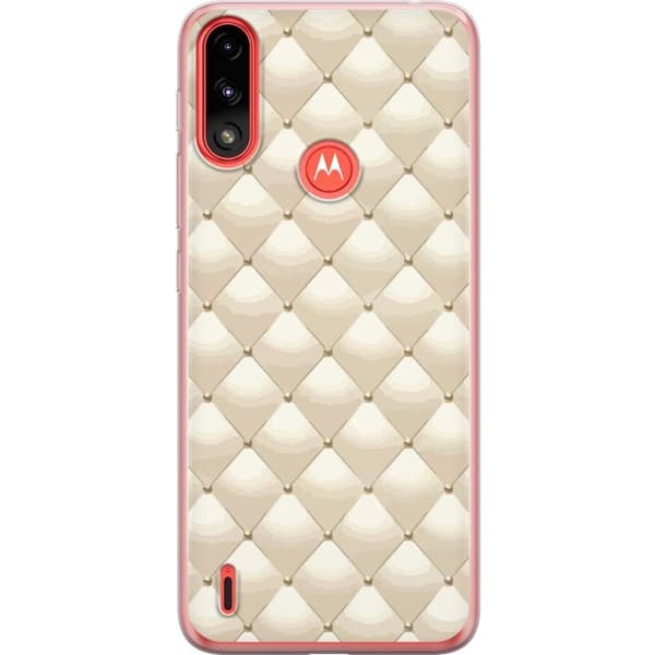 Mobildeksel til Motorola Moto E7 Power med Gullglans motiv