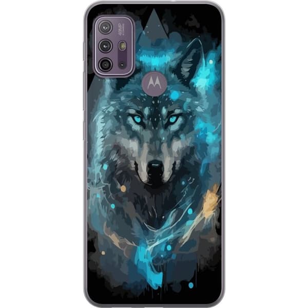 Mobilcover til Motorola Moto G10 med Ulve motiv