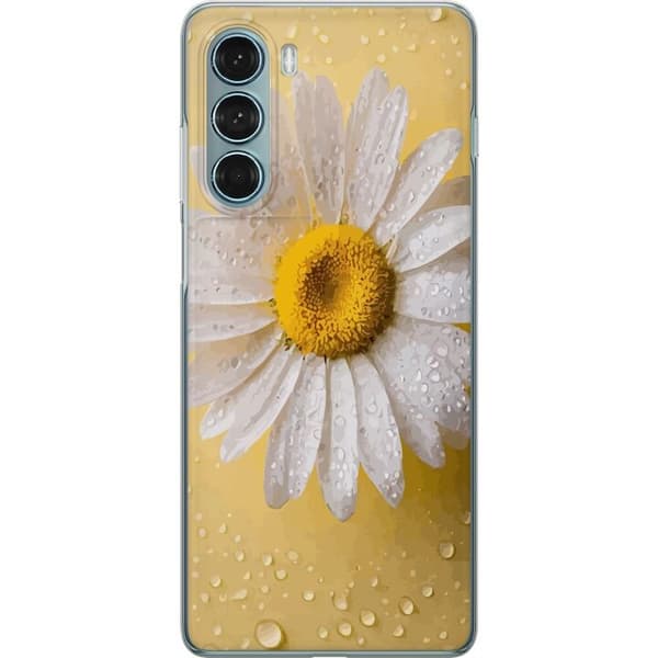 Mobildeksel til Motorola Moto G200 5G med Porselensblomst motiv