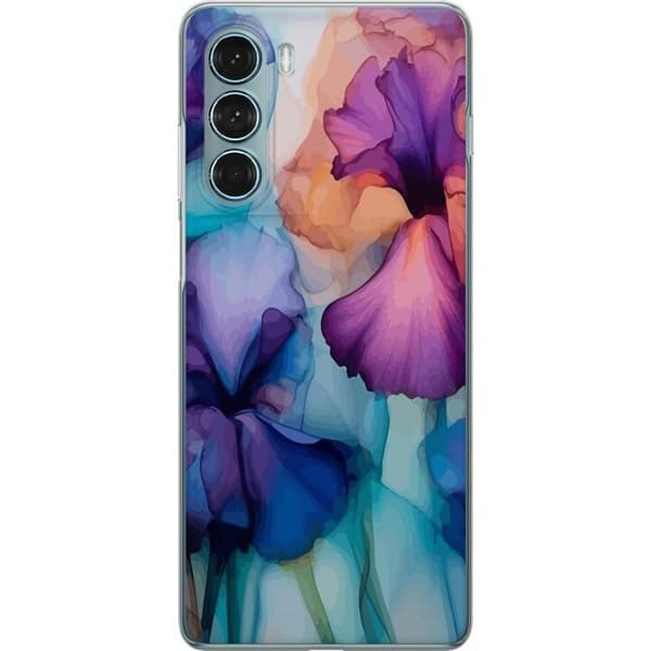 Kännykkäkuori Motorola Moto G200 5G-laitteelle, jossa on Maagiset kukat kuvio
